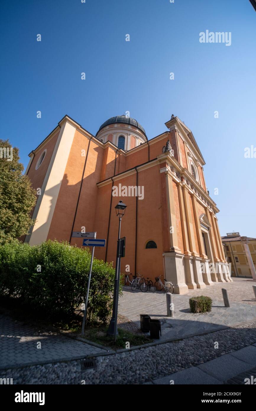 church of boretto reggio emilia exteriors. High quality photo Stock Photo
