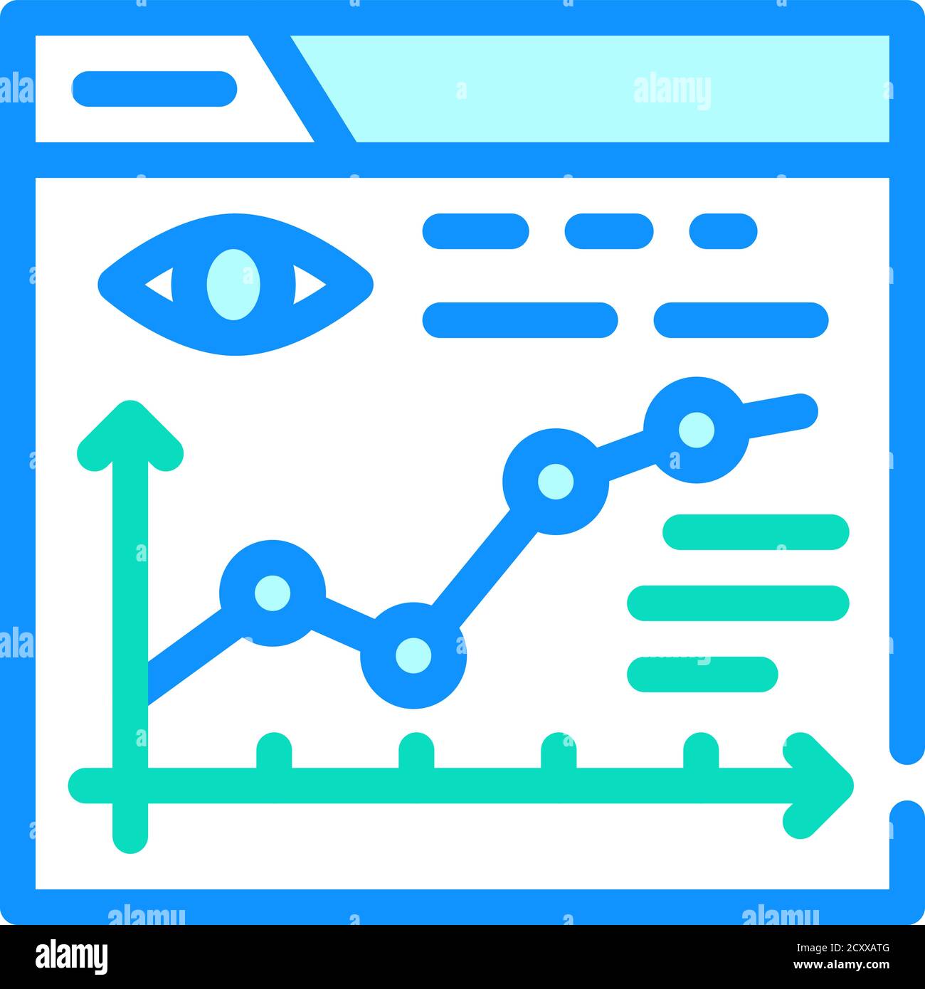 research marketing infographic color icon vector illustration Stock ...