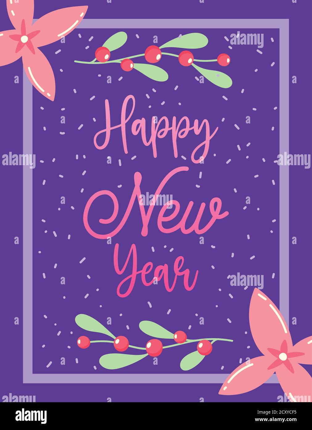 happy new year, flowers holly berries celebration party, floral design