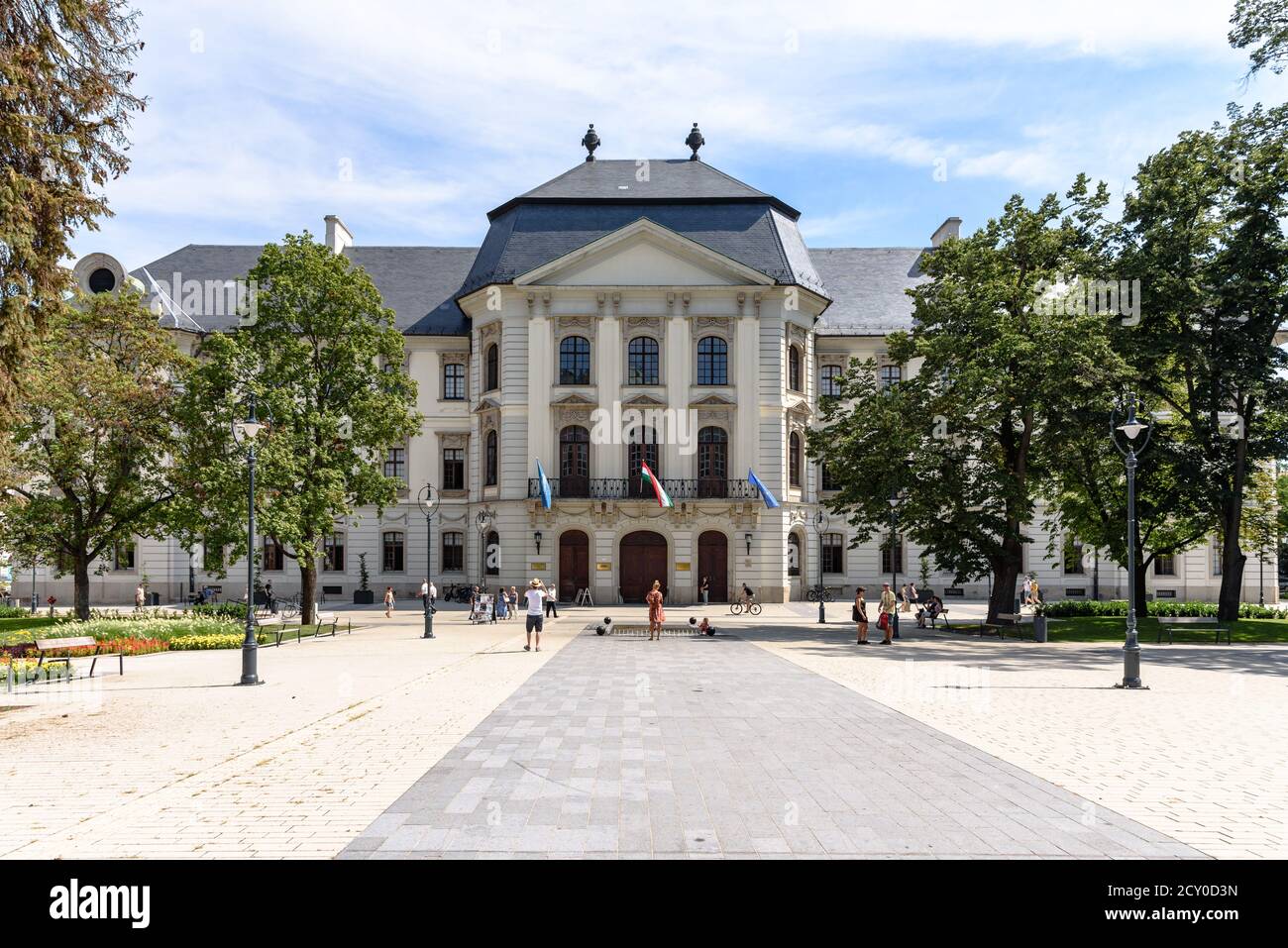 The main baroque building of Eszterhazy Karoly University in Eger
