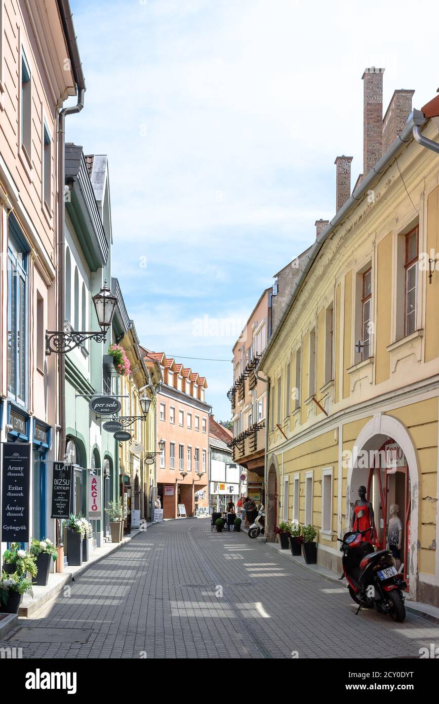 Streets eger hungary hi-res stock photography and images - Alamy