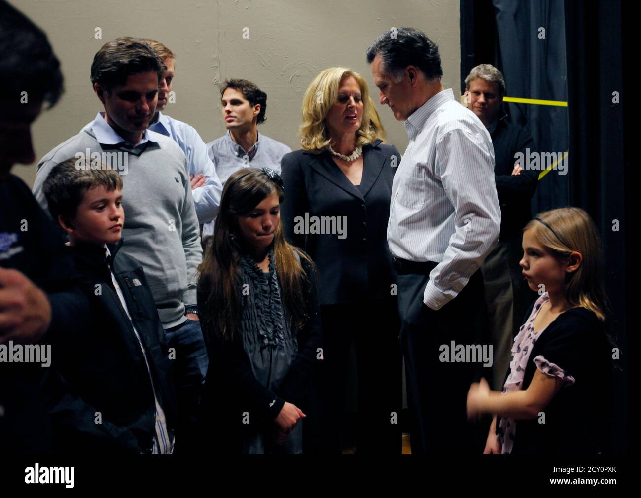 Mitt Romney Craig Romney High Resolution Stock Photography And Images Alamy Ron paul supporters boo mitt romney's son off stage.