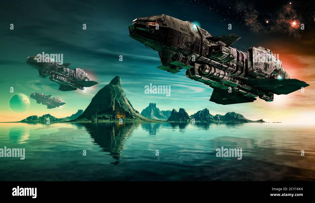 space warship - Google Search  Space ship concept art, Space fleet,  Concept ships