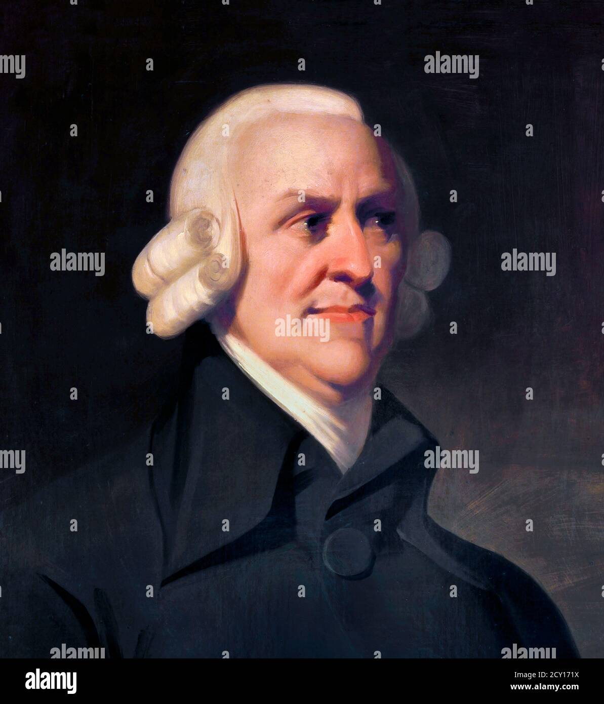 Adam Smith, portrait painting Stock Photo