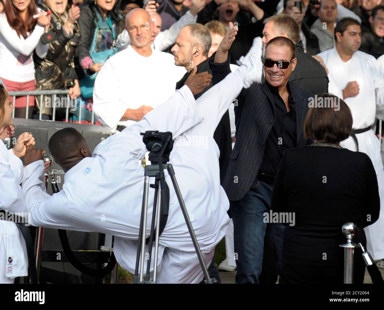 Jean claude van damme statue hires stock photography and images Alamy