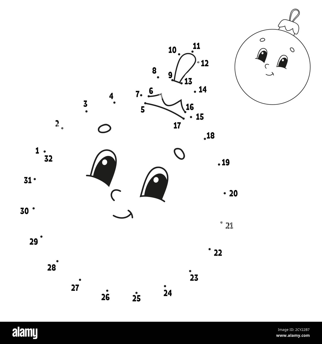 Dot To Dot Draw A Line Handwriting Practice Learning Numbers For Kids Education Worksheet Activity Coloring Page Cartoon Style With Answer Stock Vector Image Art Alamy
