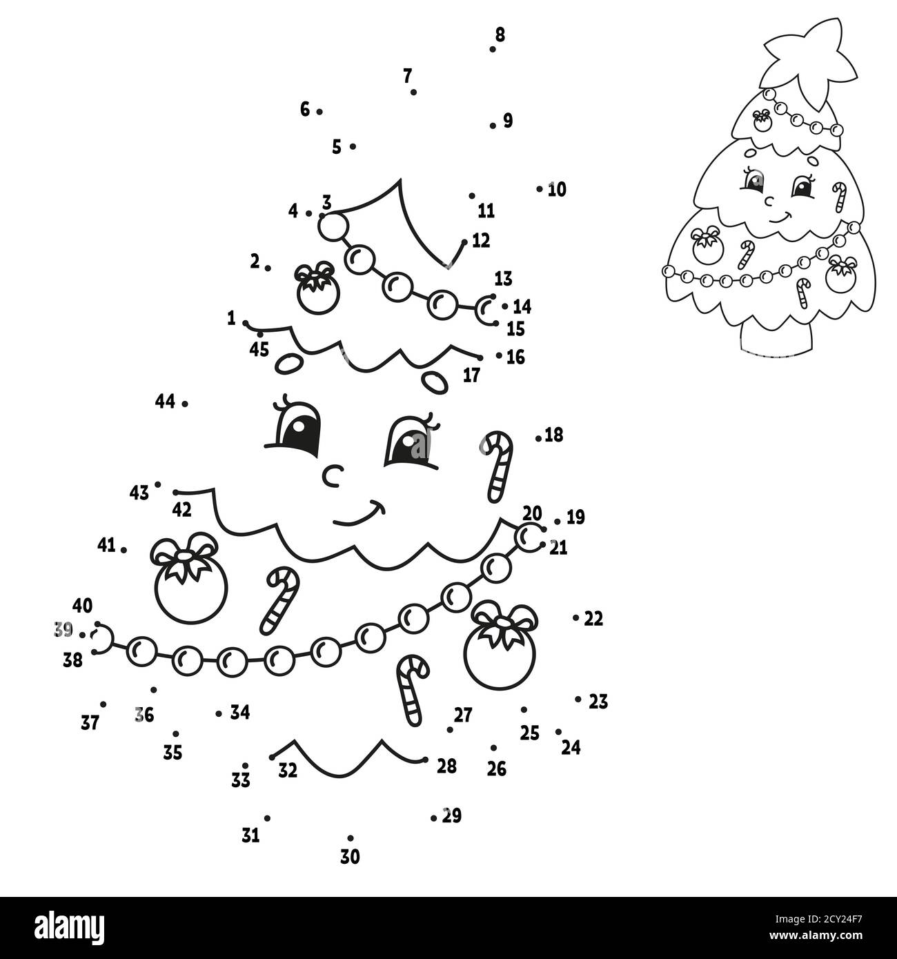 Dot To Dot Draw A Line Handwriting Practice Learning Numbers For Kids Education Worksheet Activity Coloring Page Cartoon Style With Answer Stock Vector Image Art Alamy