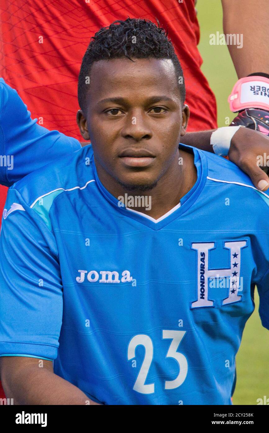Honduras Midfielder Marvin Chavez Poses During A Team Photo Before 