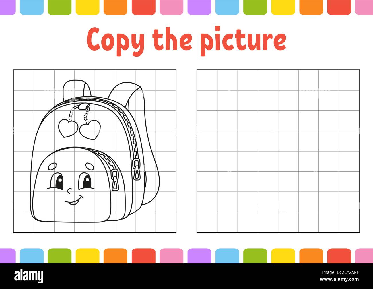 Handwriting practice sheet draw Stock Vector Images Alamy