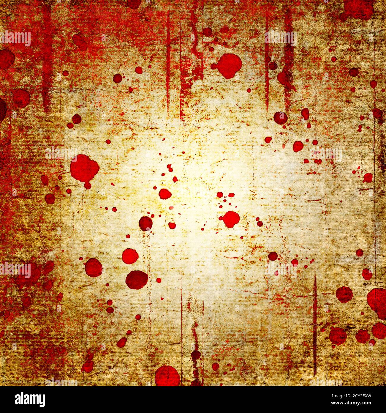 Bloody blood red grunge background. Vntage abstract texture background.  Watercolor hand drawn aged pattern with space for text and red blood blots.  Re Stock Photo - Alamy