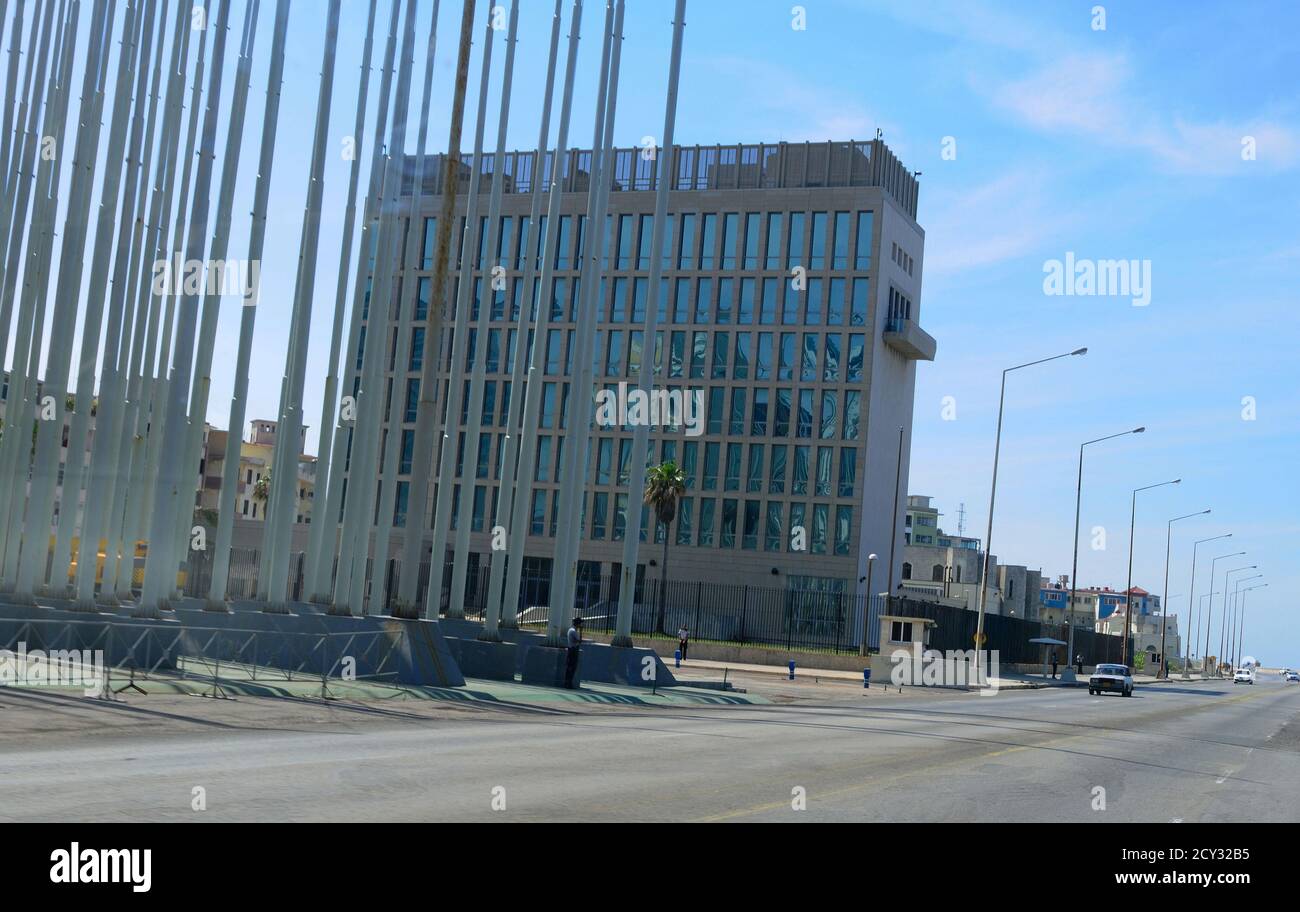 Cuba: The US-Embassy in Havanna claims to be under acustic attack Stock Photo