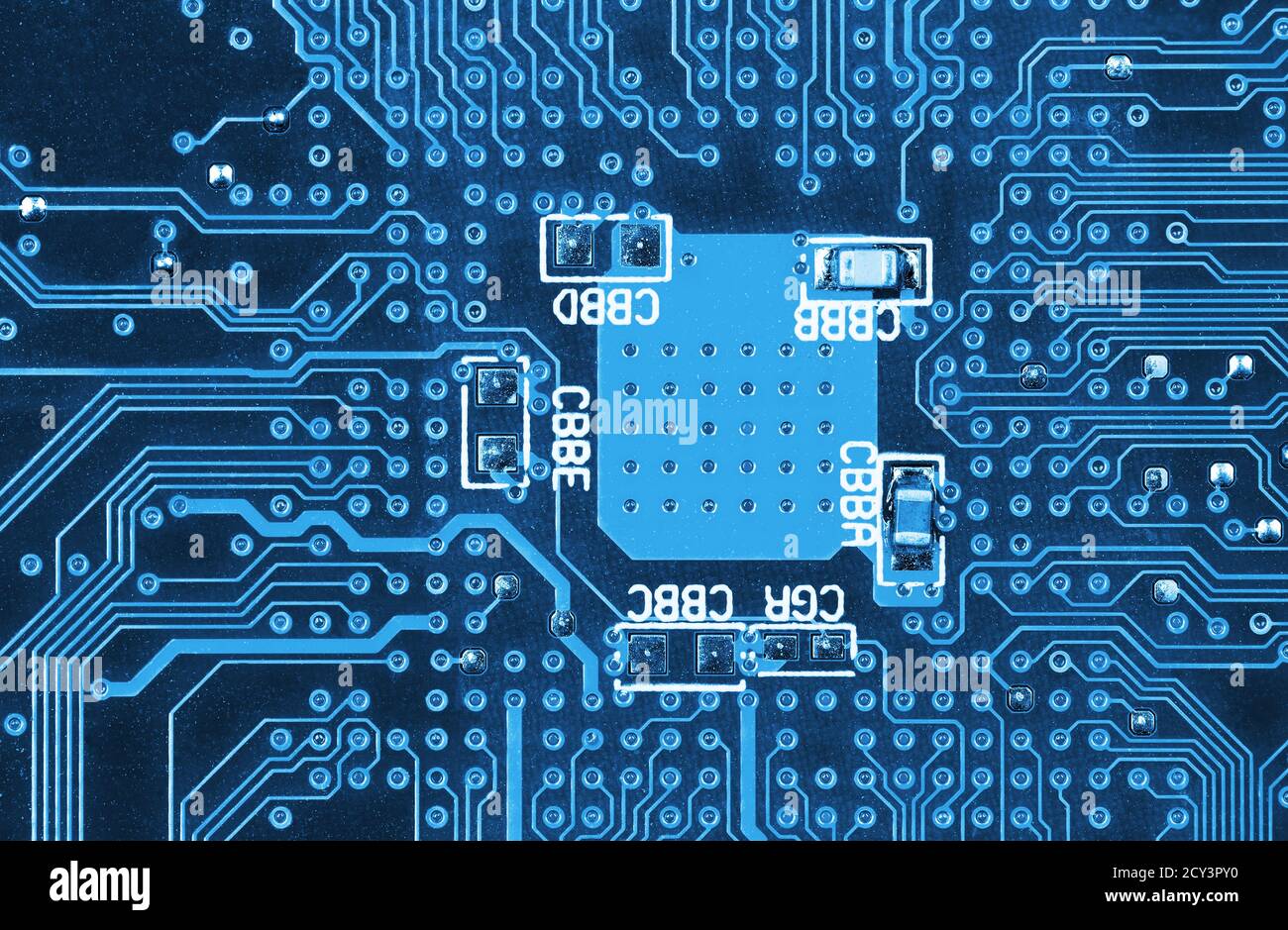 Electronic circuit board close up Stock Photo - Alamy