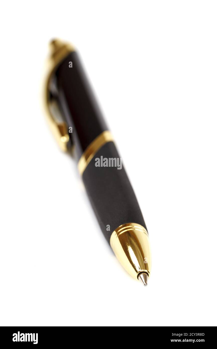 Automatic ballpoint pen on a isolated on white background Stock Photo ...