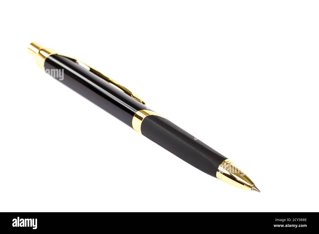 Automatic ballpoint pen on a isolated on white background Stock Photo ...