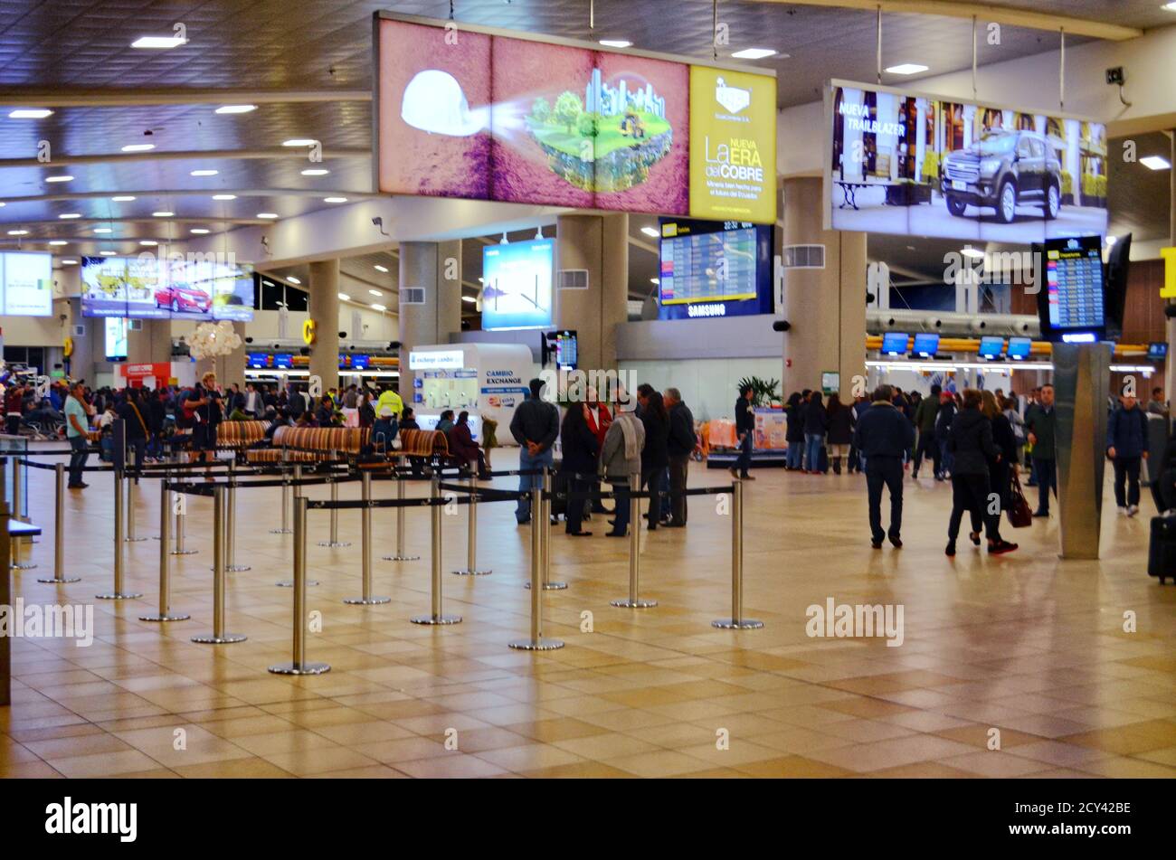 Ecuador Quito Airport Stock Photo Alamy