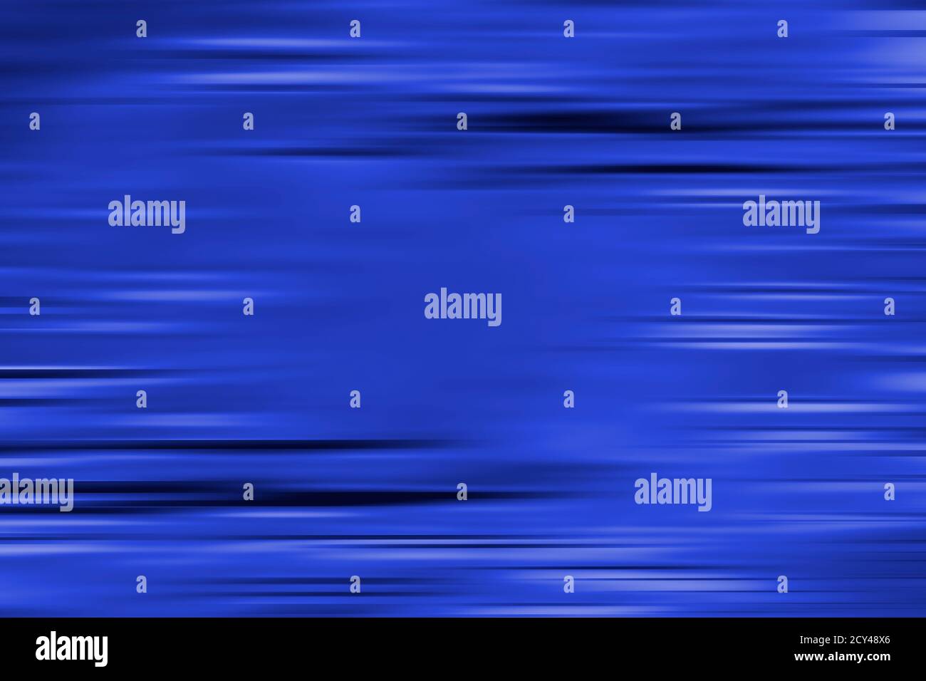 Blue Abstract background with horizontal motion blur lines. Textured backdrop Stock Photo