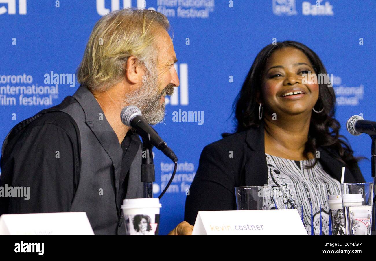 Kevin costner octavia spencer attend hires stock photography and