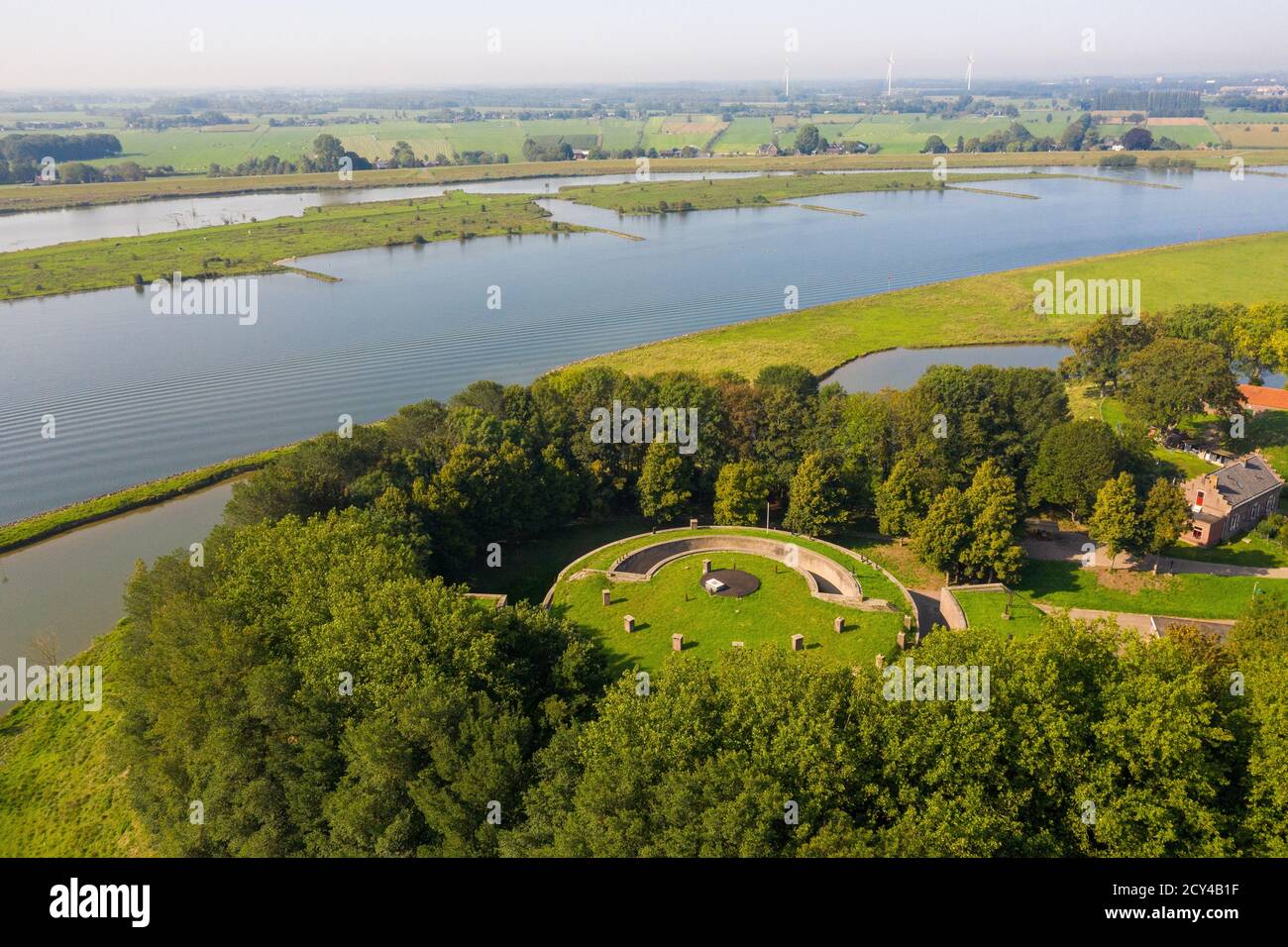 Fort Honswijk near Houten part of the Waterline, the Netherlands Stock Photo