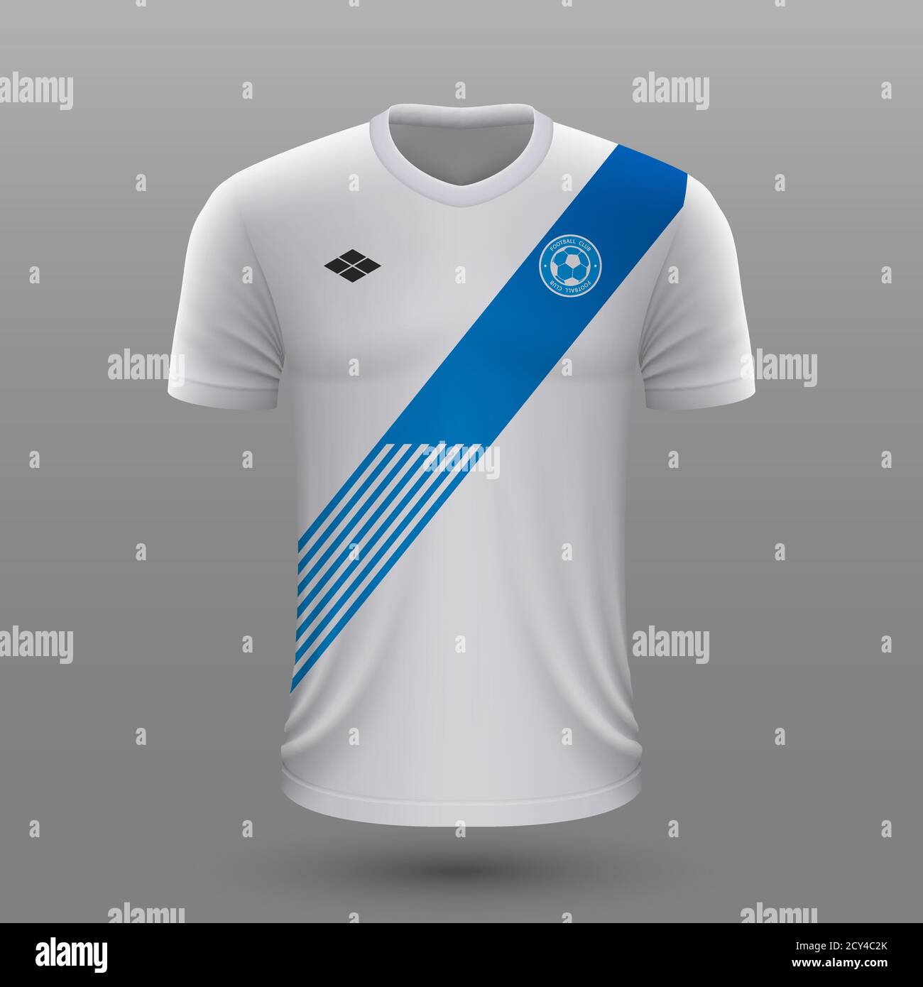 Realistic soccer shirt 2020, Greece away jersey template for football kit  Stock Vector Image & Art - Alamy