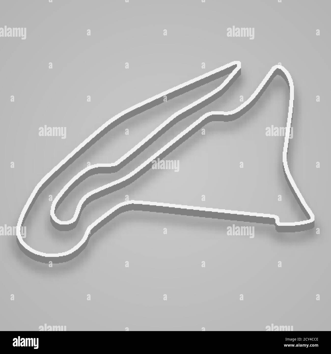 Nevers Magny-Cours Circuit for motorsport and autosport. France Grand prix  race track Stock Vector Image & Art - Alamy