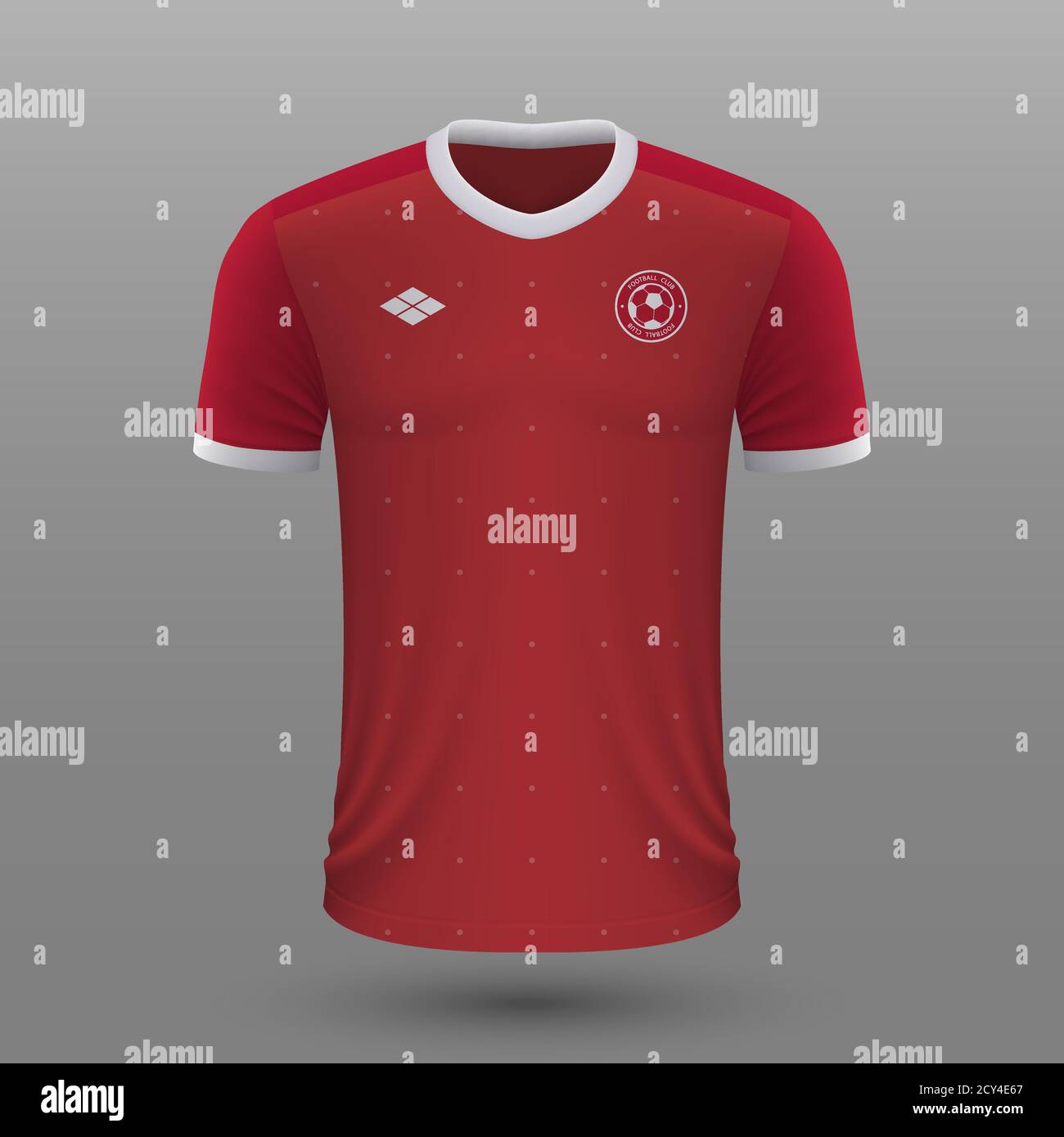 Realistic soccer shirt 2020, Serbia home jersey template for football kit  Stock Vector Image & Art - Alamy