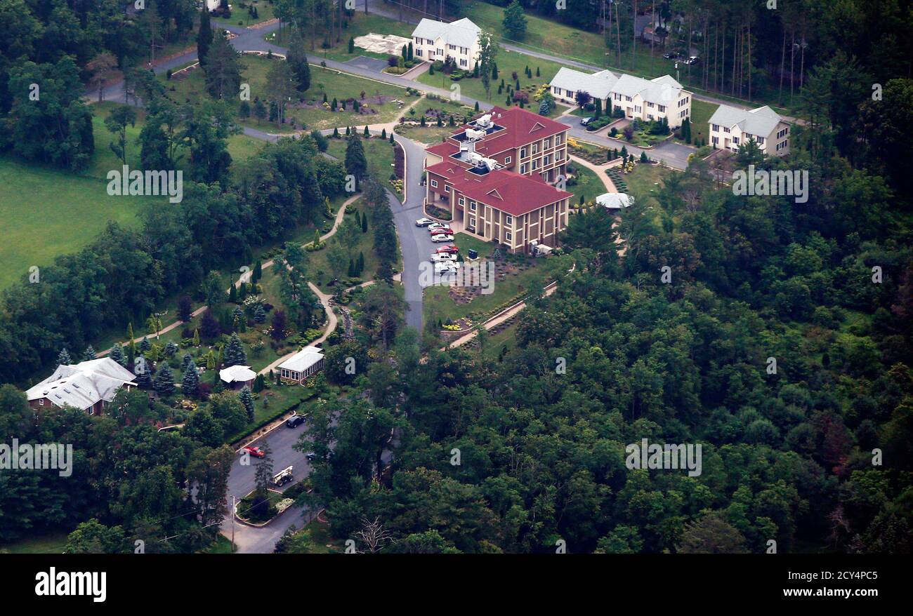 an aerial view of the golden generation worship and retreat center in rural saylorsburg pennsylvania is seen in this picture taken july 9 2013 the private compound is where fethullah gulen an