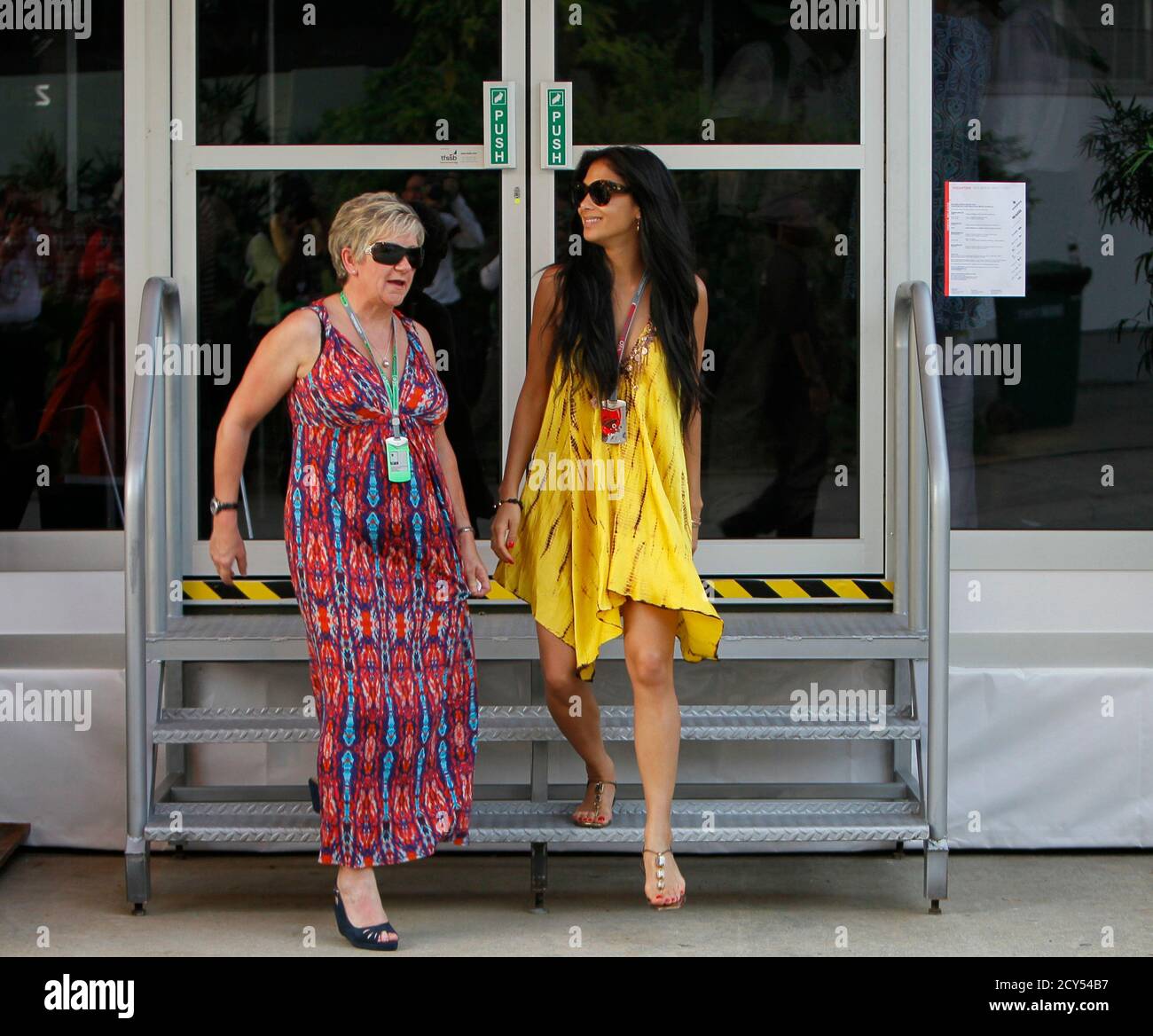 Lewis Hamiltons Mother High Resolution Stock Photography And Images Alamy