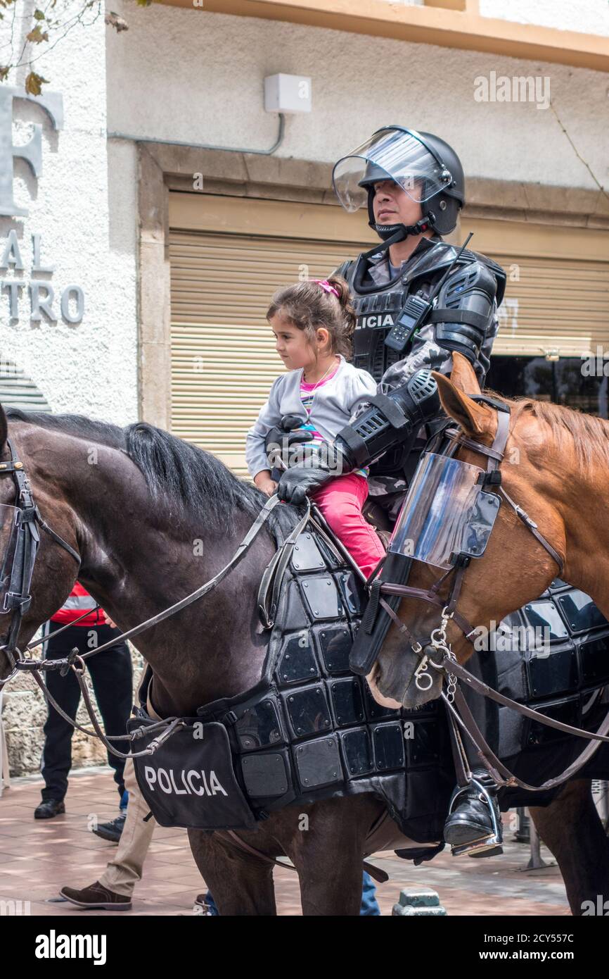 Police horse protest guarding hi-res stock photography and images - Alamy