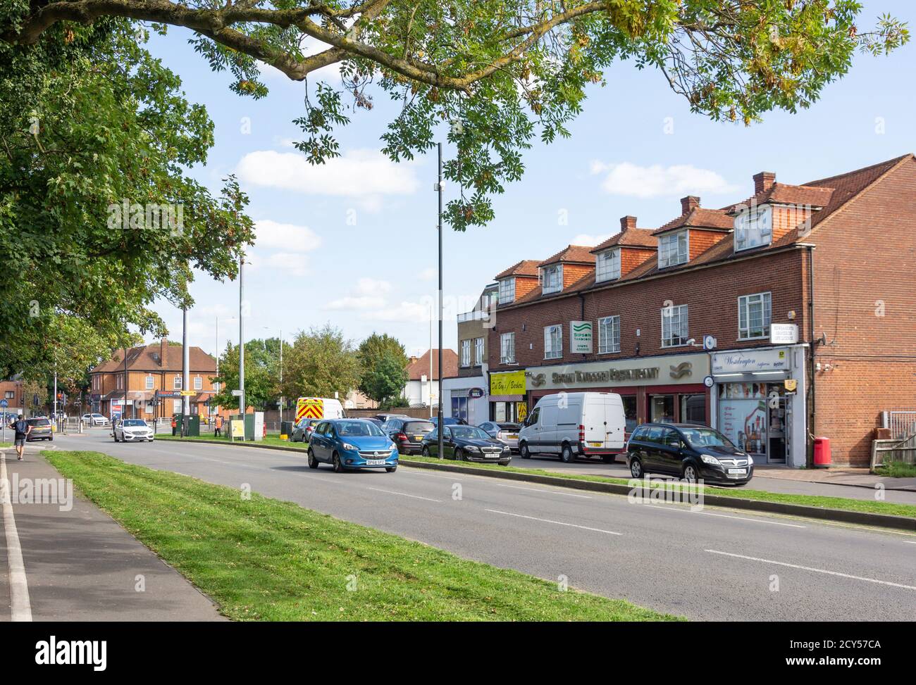 Harmondsworth Road, West Drayton, London Borough of Hillingdon, Greater London, England, United Kingdom Stock Photo