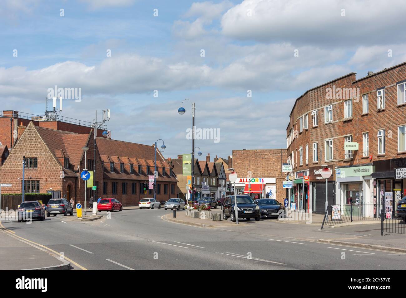 Station Road, West Drayton, London Borough of Hillingdon, Greater London,  England, United Kingdom Stock Photo - Alamy
