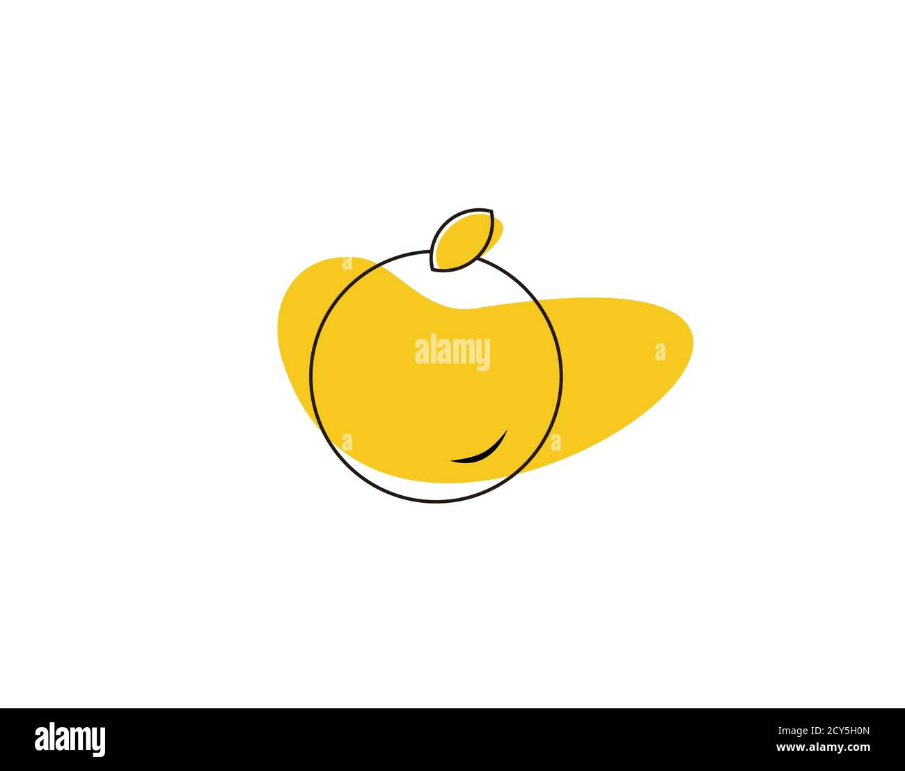 fruit flat icon on white background in vector illustration Stock Vector
