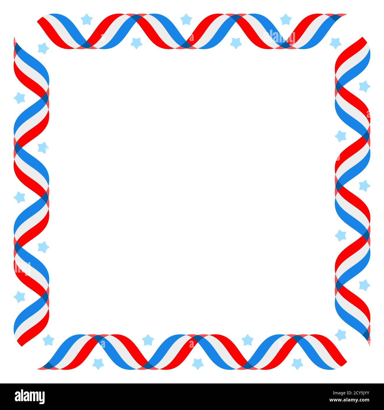 Red, White and Blue Ribbon. Stock Image - Image of patriotic, blue: 2211471