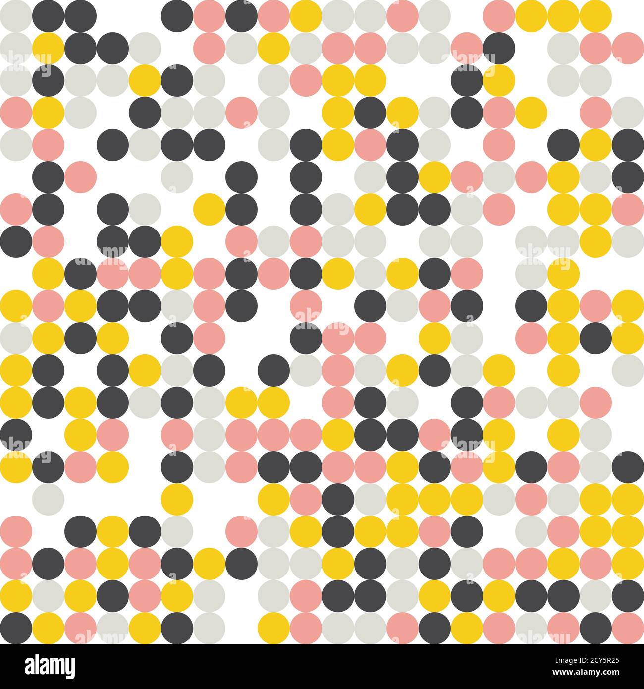 Abstract geometric background, random coloring. Seamless vector pattern. Colorful mosaic illustration. Perfect for wrapping paper, wallpaper, fabric d Stock Vector