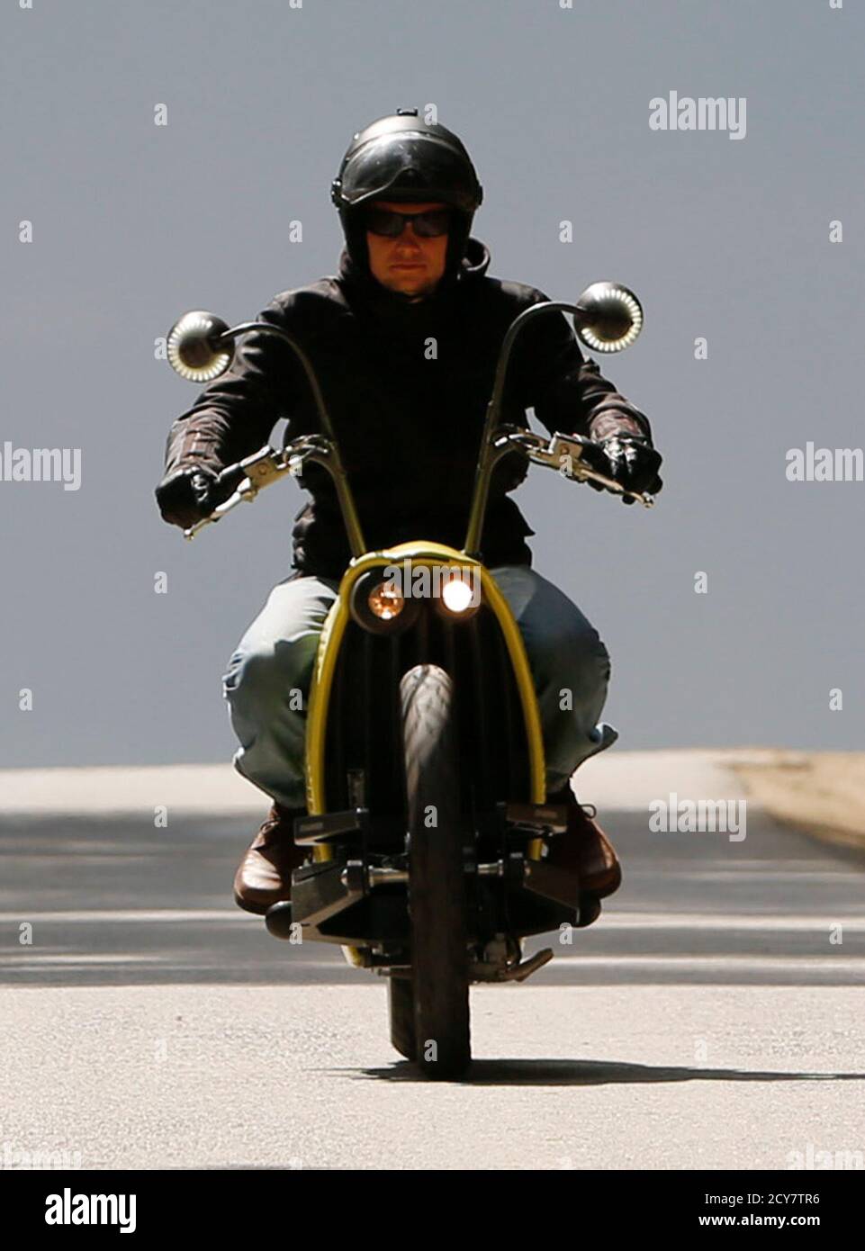 An Employee Of Johammer E Mobility Company Rides A J1 0 Electro Motorcycle Near To The Headquarters In Bad Leonfelden April 23 14 The Johammer J1 0 Is The First Electro Motorbike In The World
