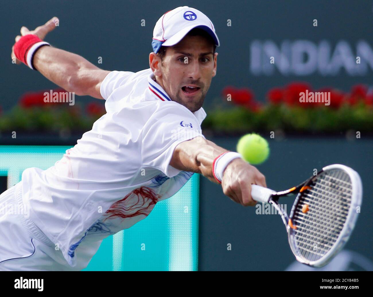 Novak Djokovic Return Of Serve High Resolution Stock Photography And Images Alamy