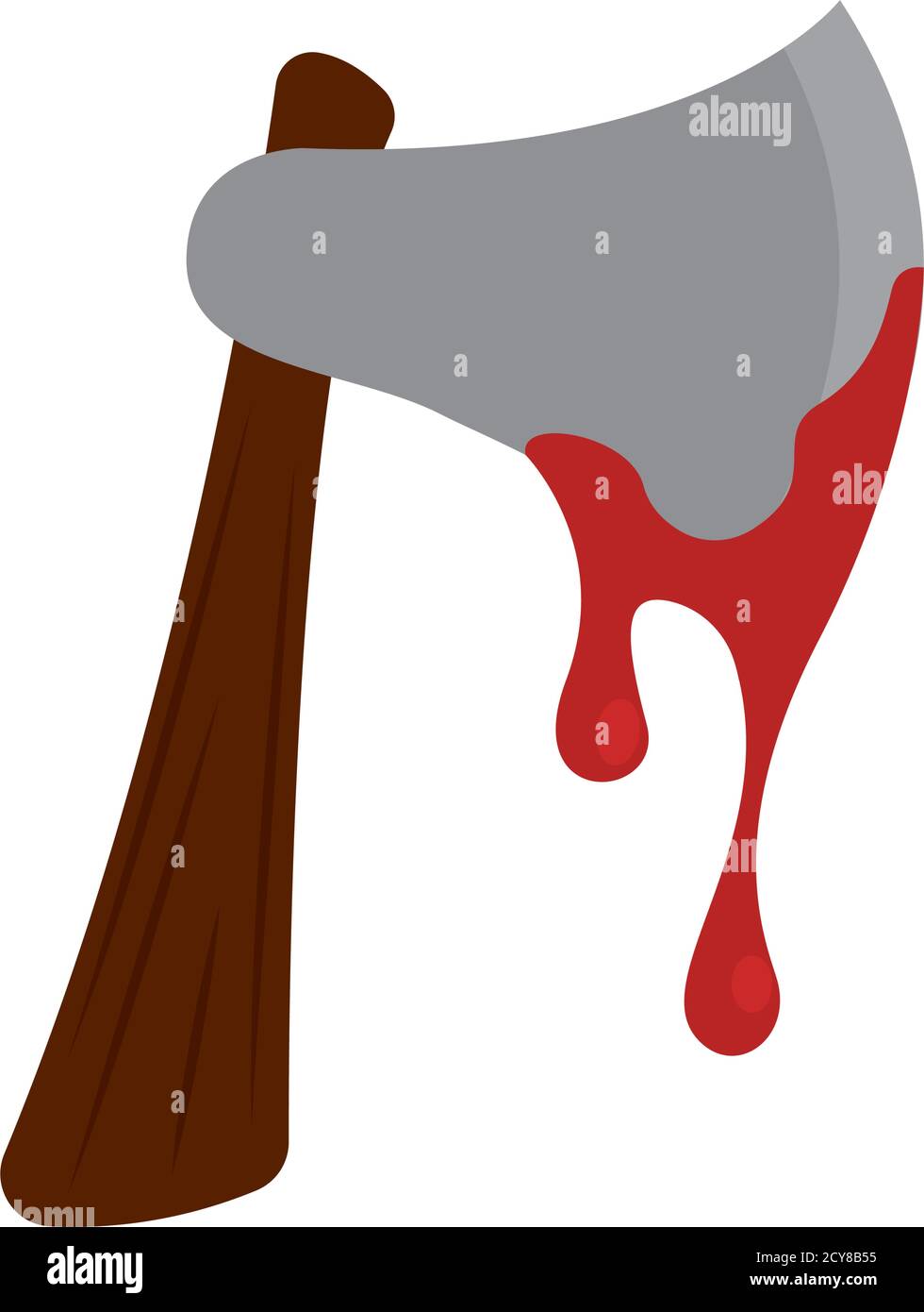 Isolated ax halloween october scary icon- Vector Stock Vector