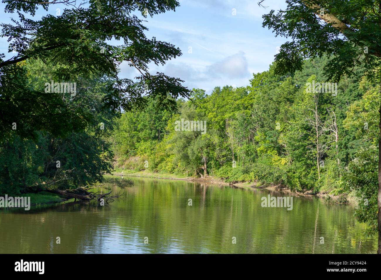 The Vergennes Otter Creek river Stock Photo