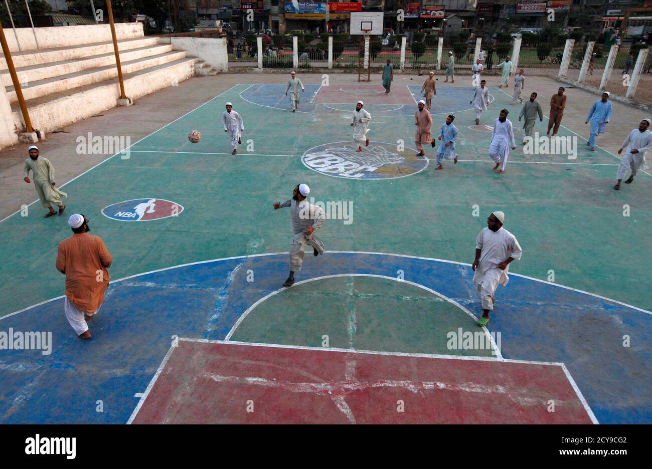 Pakistan boy soccer ball hires stock photography and images Alamy
