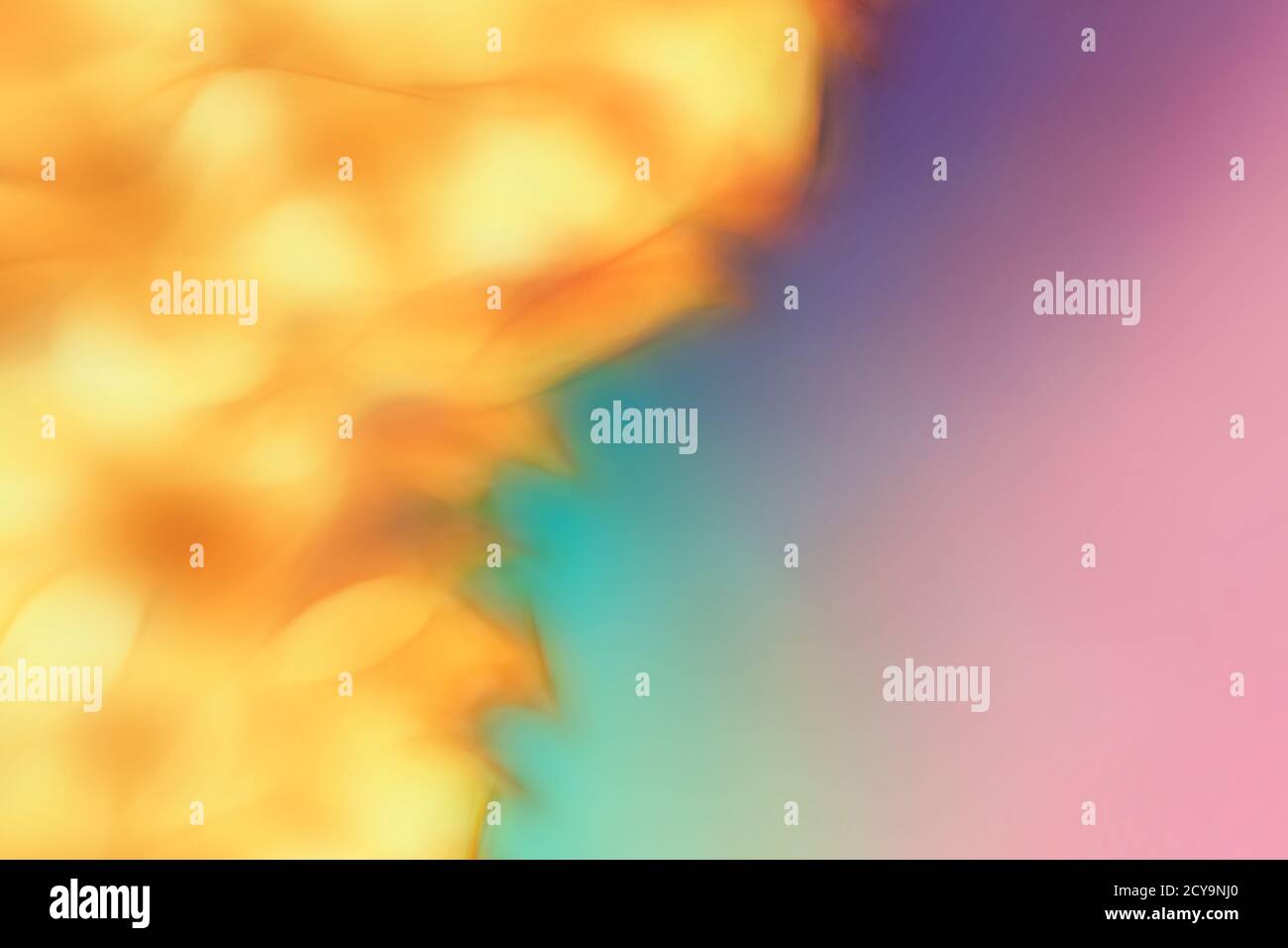 Abstract multicolored background with orange flames. Stock Photo
