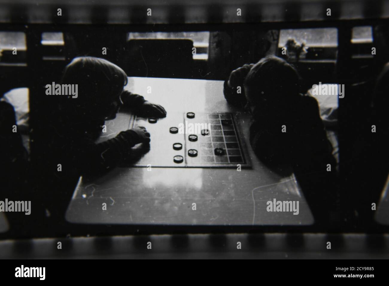 Fine 1970s vintage black and white photography of kids playing the