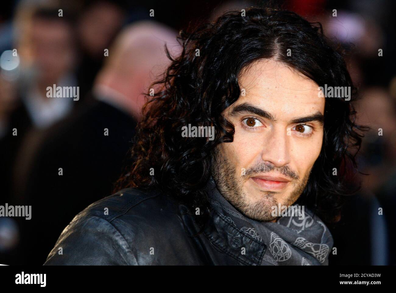 British Actor Russell Brand Poses For Photographers As He Arrives For The European Premiere Of Despicable Me At Leicester Square In London October 11 10 Reuters Luke Macgregor Britain s Entertainment Stock
