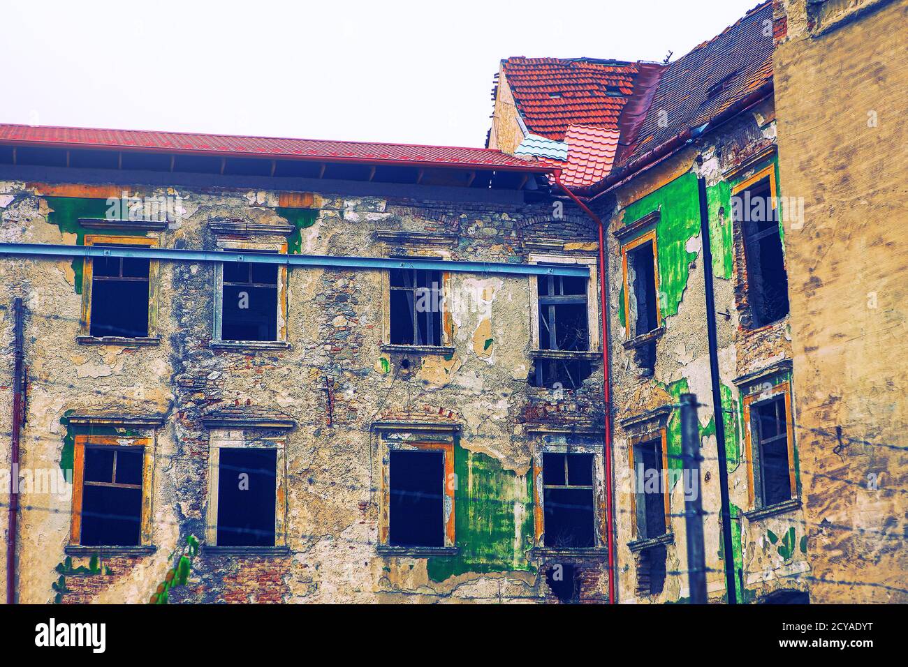 House after bombing from second world war Stock Photo Alamy