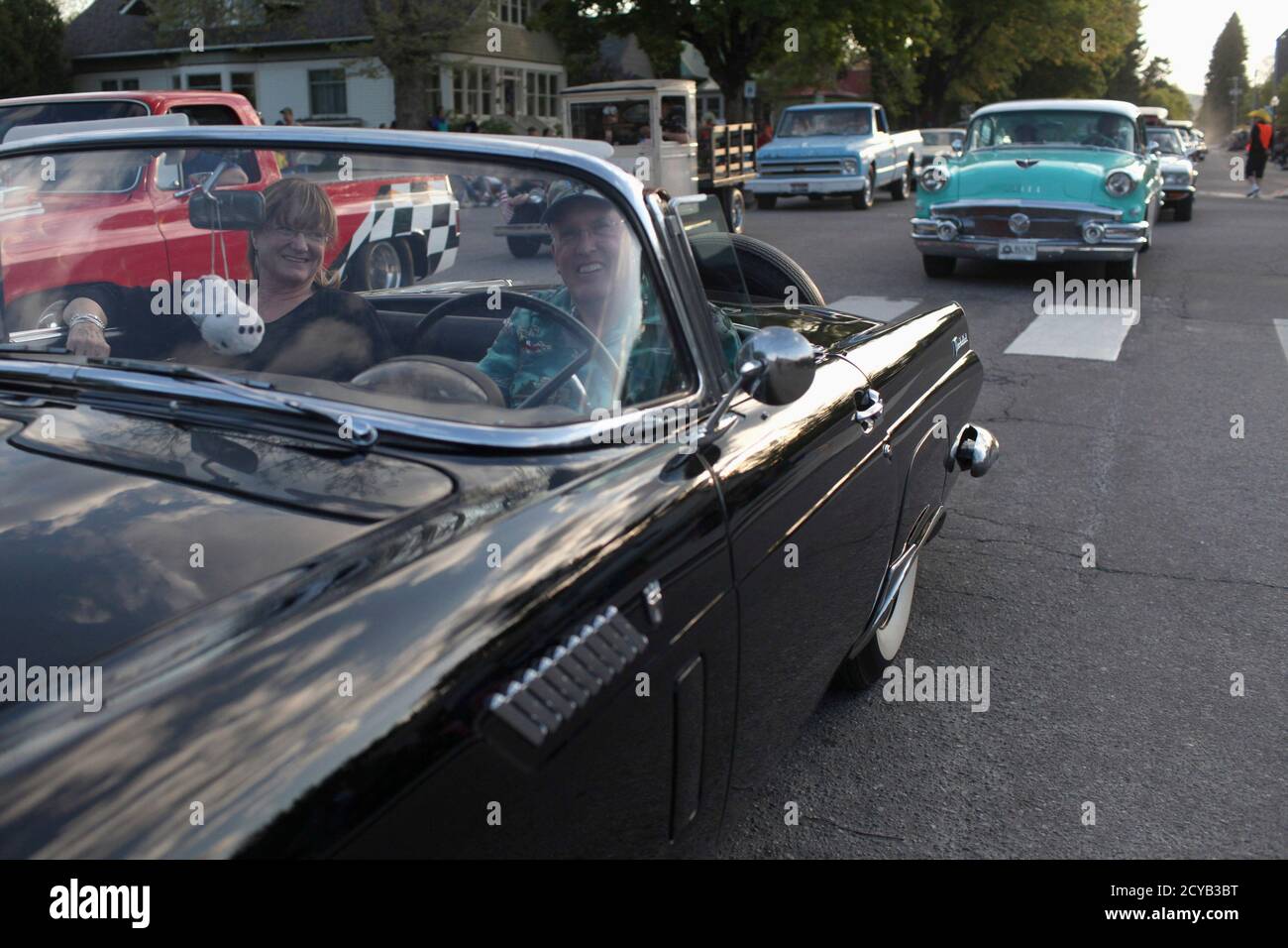 Classic Car Parade High Resolution Stock Photography And Images Alamy