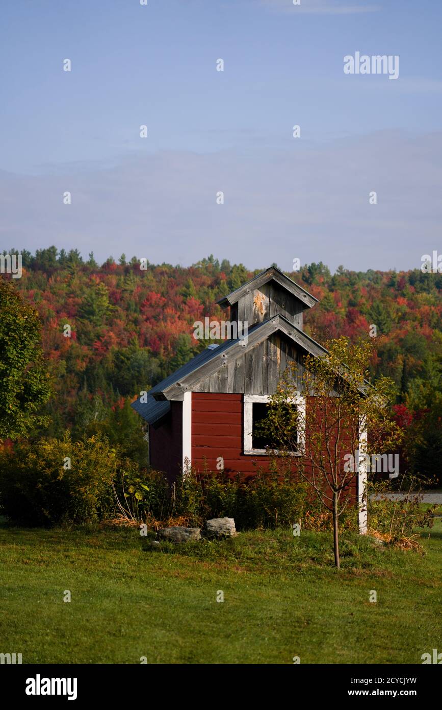 Fall colors in Vermont Stock Photo Alamy