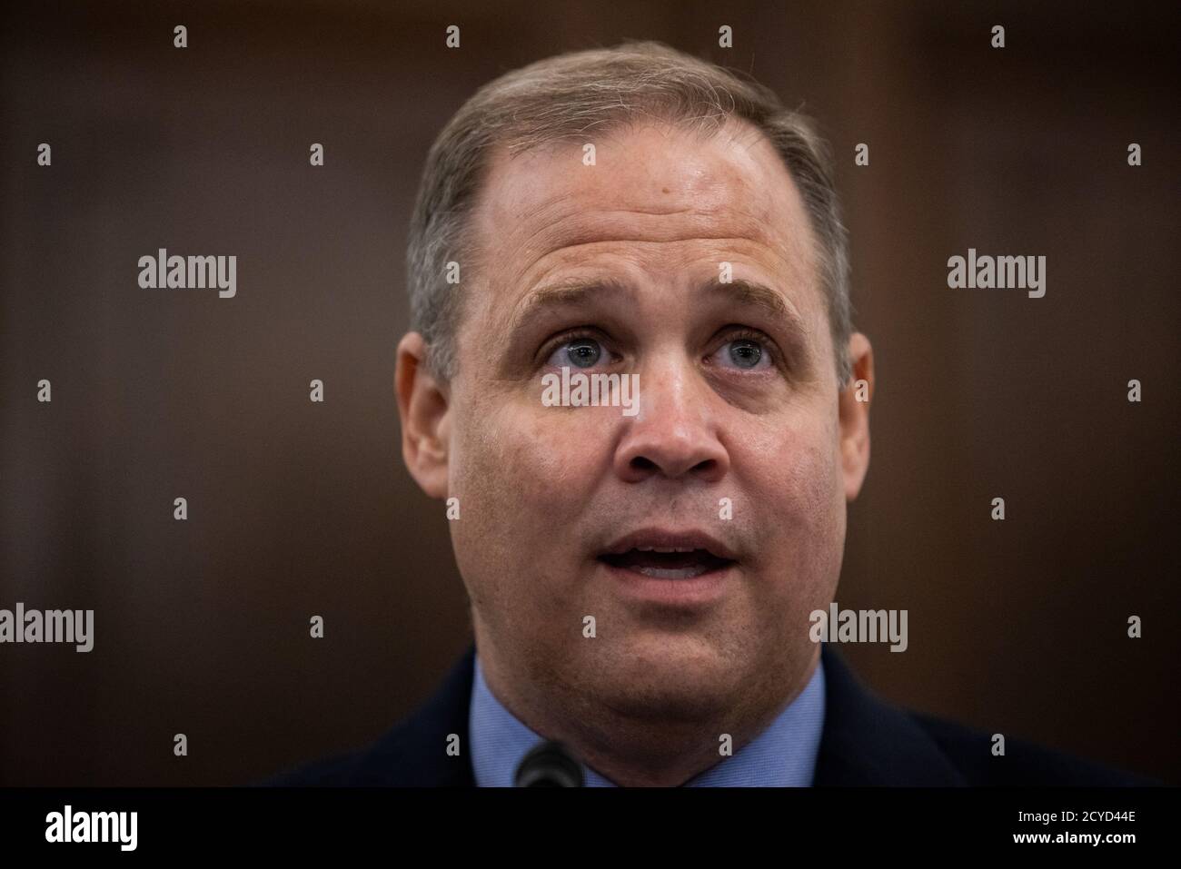 NASA Administrator Jim Bridenstine testifies on Capitol Hill, in Washington, September, 30, 2020, before the Senate Commerce, and Transportation Committee on NASA missions, programs, and future plans.Credit: Graeme Jennings/Pool via CNP /MediaPunch Stock Photo
