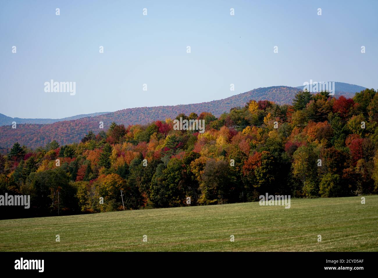 Fall colors in Vermont Stock Photo Alamy