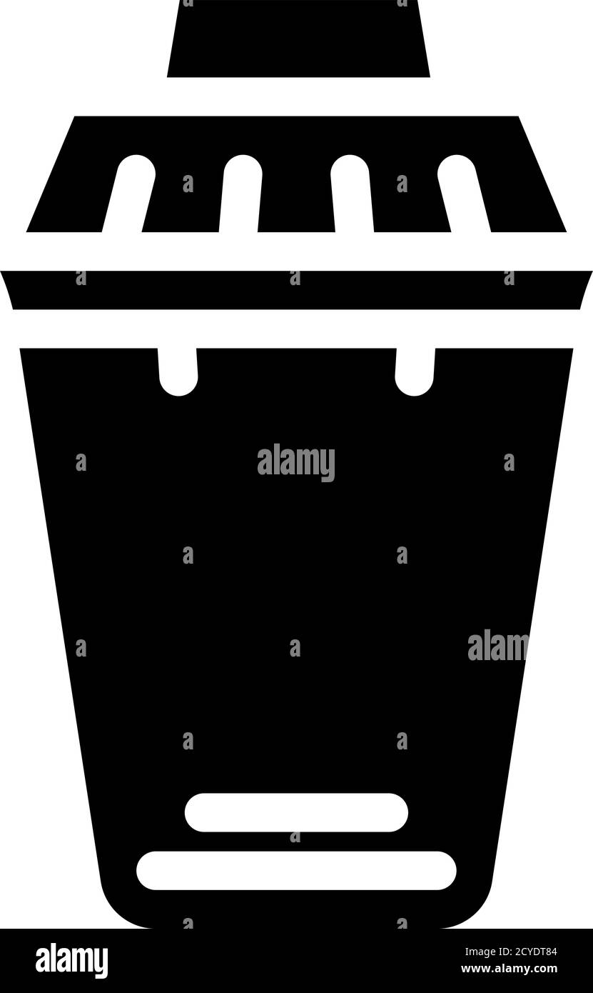 filter tool glyph icon vector black illustration Stock Vector Image ...