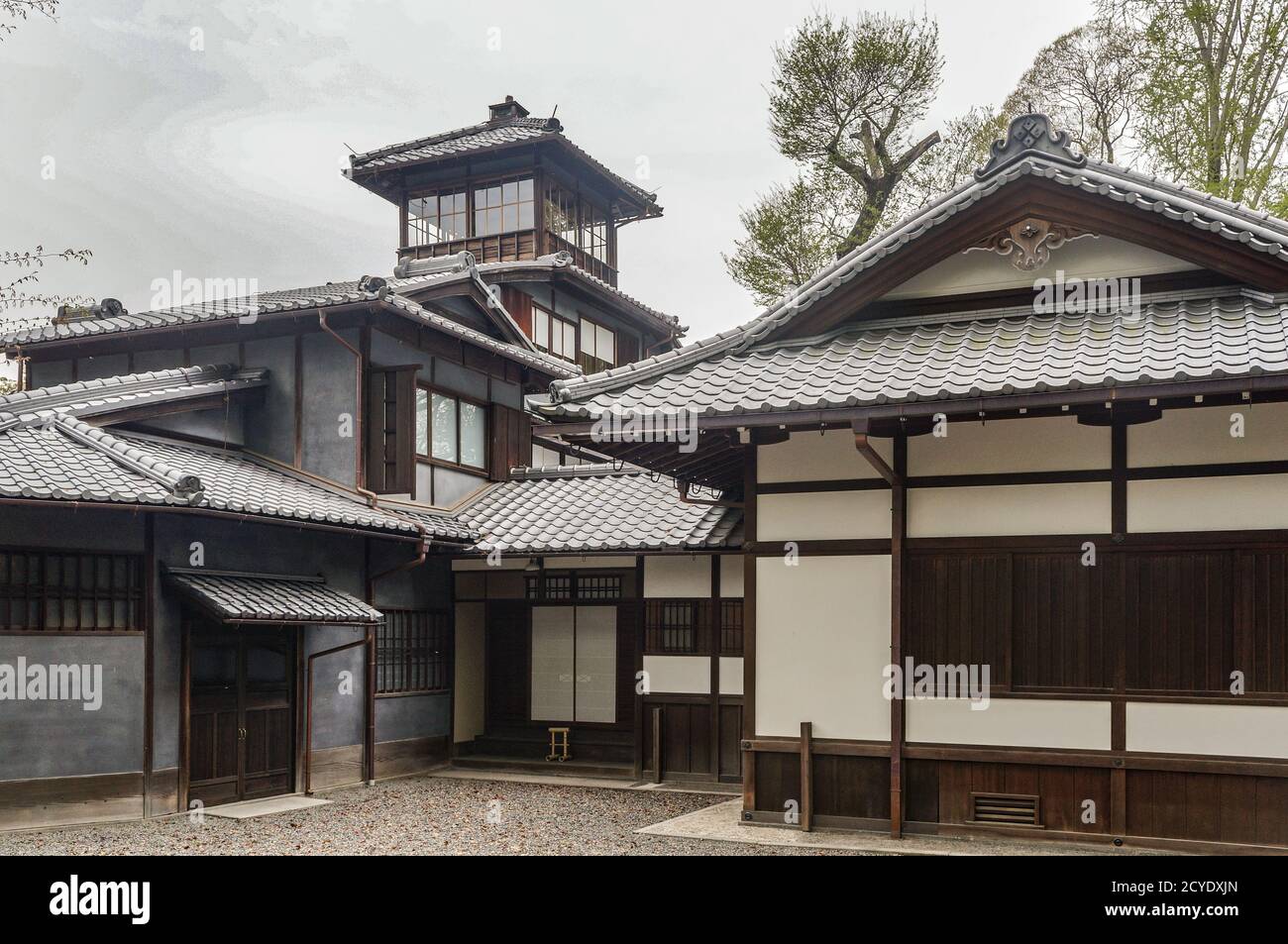 Former Mitsui Family Shimogamo Villa in Kyoto, Japan Stock Photo