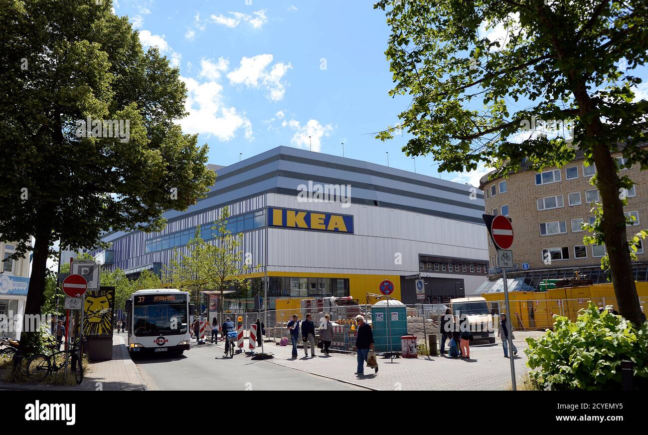 General view of IKEA's first city centre store in Hamburg June 25, 2014.  Sweden's IKEA, the world's biggest furniture chain known for its sprawling  out-of-town showrooms, is opening its first city centre