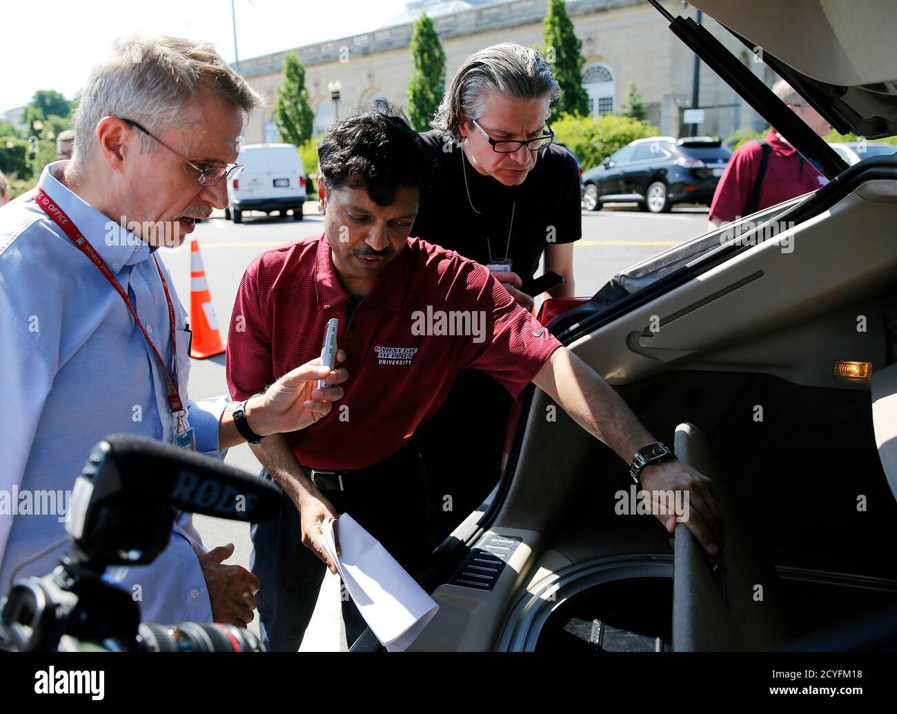 Carnegie mellon university autonomous cadillac hires stock photography